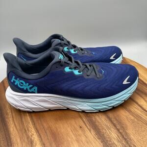 Hoka One One Arahi 6 Shoes Mens Size 10.5 D Blue Running Comfort Walking Sneaker